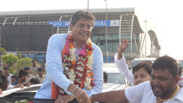 Baijayant Panda was forced out of the ruling BJD following growing differences with chief minister Naveen Patnaik but sprang a surprise early this month when he joined the Bharatiya Janata Party.(Arabinda Mahapatra)