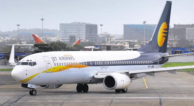 Jet Airways planes at Mumbai International Airport in Mumbai.(Mint) Jet Airways planes at Mumbai International Airport in Mumbai.(Mint)