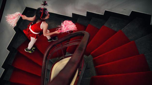 A child wearing a costume runs up the steps during Purim celebrations at the Coral Temple synagogue in Bucharest, Romania. Children put on fancy costume dress joining dozens of believers from Romania's Jewish community who attended a Purim service to celebrate the Jews' salvation from genocide in ancient Persia, as recounted in the Book of Esther. (Vadim Ghirda / AP) A child wearing a costume runs up the steps during Purim celebrations at the Coral Temple synagogue in Bucharest, Romania. Children put on fancy costume dress joining dozens of believers from Romania's Jewish community who attended a Purim service to celebrate the Jews' salvation from genocide in ancient Persia, as recounted in the Book of Esther. (Vadim Ghirda / AP)