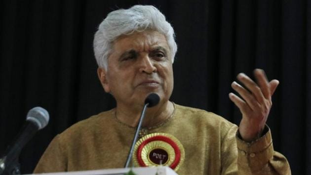 Lyricist and scriptwriter Javed Akhtar during a 'mushaira' - Urdu poetry reading session - in New Delhi.(IANS)