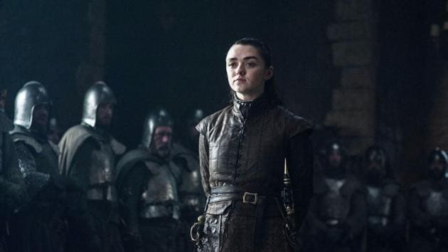 Maisie Williams has played Arya Stark for nine years.