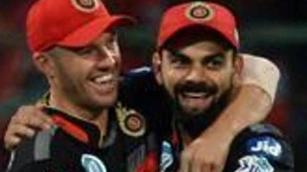 File image of Virat Kohli and AB De Villiers.(AFP)