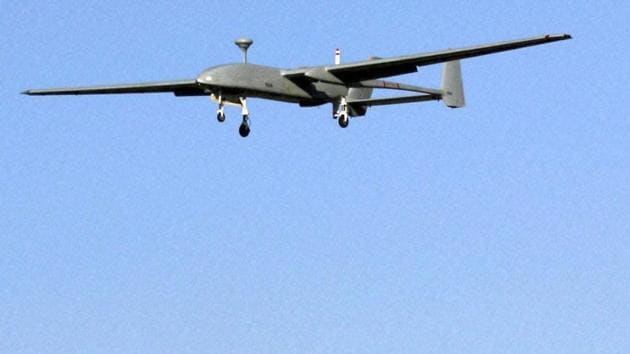 Indian armed forces fired at a Pakistani unmanned aerial vehicle (UAV) along the International Border in Rajasthan’s Sriganganagar district and forced it to retreat. (Representative Image)(PTI)
