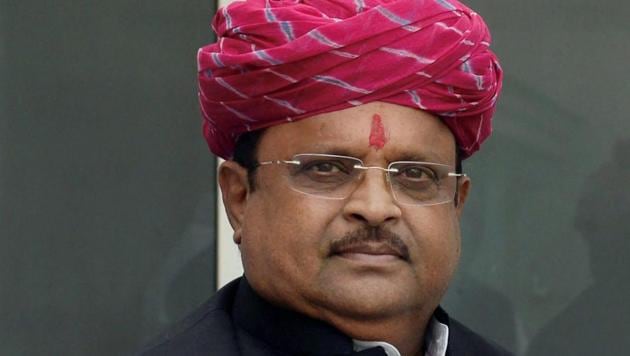 Rajasthan health minister and Congress campaign committee chairperson Raghu Sharma scotched all speculations about his contesting the Lok Sabha polls, saying ‘this is out of question’. (PTI) Rajasthan health minister and Congress campaign committee chairperson Raghu Sharma scotched all speculations about his contesting the Lok Sabha polls, saying ‘this is out of question’. (PTI)