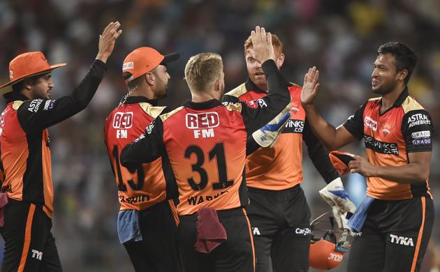 Shakib Al Hasan got SRH to the perfect start with the wicket of Chris Lynn. (PTI) Shakib Al Hasan got SRH to the perfect start with the wicket of Chris Lynn. (PTI)