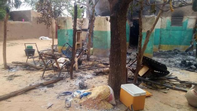 The scene shortly after a violent attack which left at least 134 people dead and dozens more wounded, which according to witnesses was carried out by the ethnic Dogon militia who descended on Ogossogou village, Mali, early Saturday March 23, 2019. (AP file photo) The scene shortly after a violent attack which left at least 134 people dead and dozens more wounded, which according to witnesses was carried out by the ethnic Dogon militia who descended on Ogossogou village, Mali, early Saturday March 23, 2019. (AP file photo)