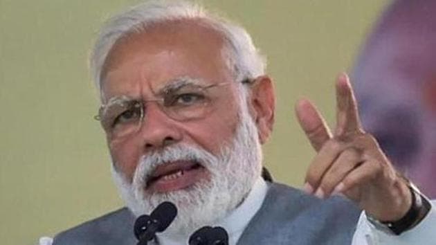 Prime Minister Narendra Modi has been pushing #Vote Kar campaign to boost voting in the coming general elections. (PTI) Prime Minister Narendra Modi has been pushing #Vote Kar campaign to boost voting in the coming general elections. (PTI)