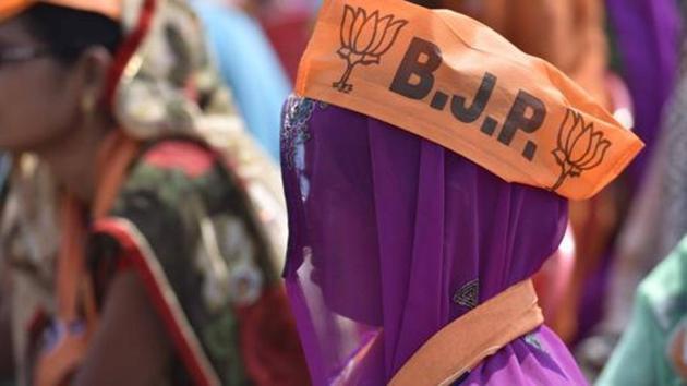 BJP supporters attend the PM Narendra Modi’s rally. Image for representation. (Arun Sharma/HT FILE PHOTO) BJP supporters attend the PM Narendra Modi’s rally. Image for representation. (Arun Sharma/HT FILE PHOTO)