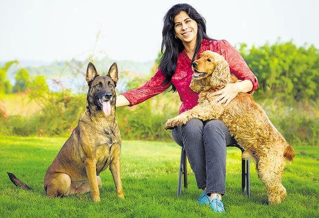 Shirin Merchant, canine behaviourist(HT PHOTO)
