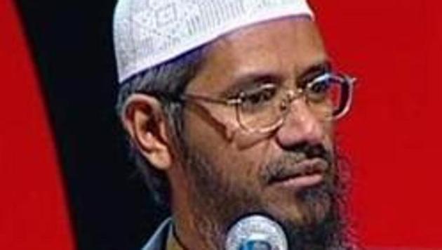 Islamist televangelist Zakir Naik(HT File Photo)