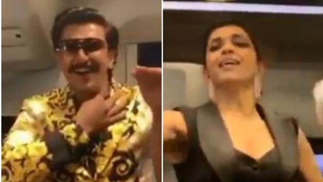 Deepika Padukone and Ranveer Singh dance to the songs of Alia Bhatt-Varun Dhawan’s Kalank.