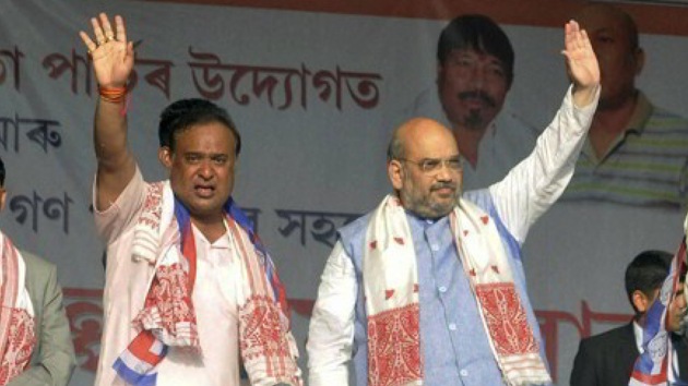 Putting to rest all speculation, Shah on Thursday night said that Sarma will not be offered a ticket to contest the Lok Sabha elections.(PTI file) Putting to rest all speculation, Shah on Thursday night said that Sarma will not be offered a ticket to contest the Lok Sabha elections.(PTI file)