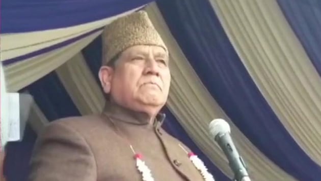 Lone, who is also NC’s candidate from Kupwara parliamentary seat, raised pro-Pakistan slogans(ANI)