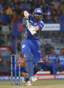 Krunal Pandya scored 32 runs off 15 balls. (AP) Krunal Pandya scored 32 runs off 15 balls. (AP)