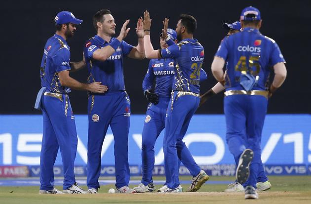 Mitchell McClenaghan got the Mumbai Indians off to a good start with the wickets of Prithvi Shaw and Shreyas Iyer. (AP) Mitchell McClenaghan got the Mumbai Indians off to a good start with the wickets of Prithvi Shaw and Shreyas Iyer. (AP)
