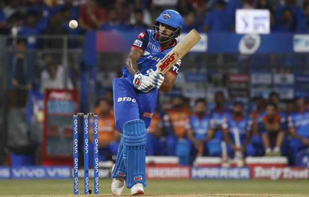 Delhi Capitals’ Shikhar Dhawan and Colin Ingram strung a partnership of 83 runs. (AP) Delhi Capitals’ Shikhar Dhawan and Colin Ingram strung a partnership of 83 runs. (AP)