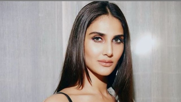 Vaani Kapoor in a silver jumpsuit by designer Nikhil Thampi.(Vaani Kapoor/Instagram)