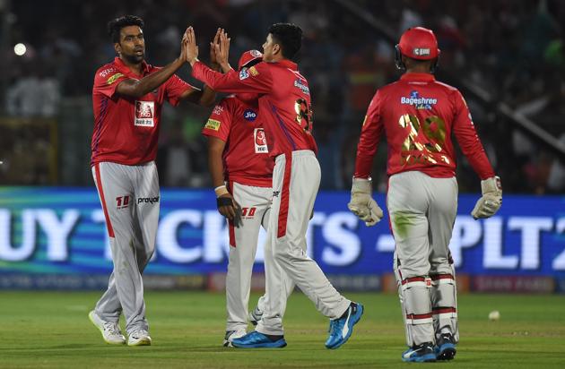 Once Buttler was dismissed, Rajasthan Royals’ chase was derailed and Kings XI Punjab won the match by 14 runs, (AFP) Once Buttler was dismissed, Rajasthan Royals’ chase was derailed and Kings XI Punjab won the match by 14 runs, (AFP)