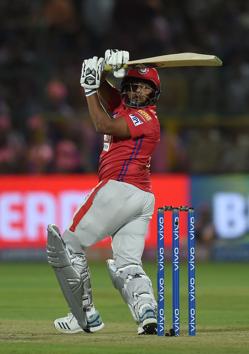 Sarfaraz Khan’s quick-fire 46 runs helped KXIP post 184/4 in 20 overs. (AFP) Sarfaraz Khan’s quick-fire 46 runs helped KXIP post 184/4 in 20 overs. (AFP)