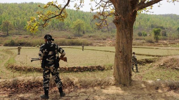 Four suspected Maoists were killed on Tuesday morning in a gun battle with security forces in Sukma district of Bastar region in Chhattisgarh, police said, weeks ahead of the Lok Sabha election. Police claimed to have recovered one automatic rifle and two country-made pistols from the Karkunguda jungles after the encounter. (Subhankar Chakraborty / HT Archive) Four suspected Maoists were killed on Tuesday morning in a gun battle with security forces in Sukma district of Bastar region in Chhattisgarh, police said, weeks ahead of the Lok Sabha election. Police claimed to have recovered one automatic rifle and two country-made pistols from the Karkunguda jungles after the encounter. (Subhankar Chakraborty / HT Archive)