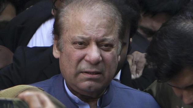 He was sentenced to 10 years in prison in the Avenfield corruption case in July 2018 which was related to his properties in London. (AP) He was sentenced to 10 years in prison in the Avenfield corruption case in July 2018 which was related to his properties in London. (AP)