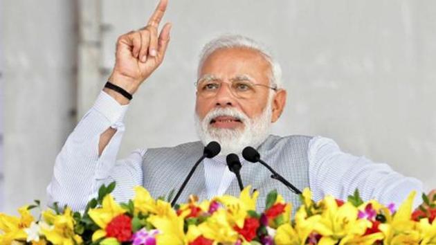 In a pre-election blitz, Prime Minister Narendra Modi has addressed around 100 rallies in 90 days. (PTI file photo) In a pre-election blitz, Prime Minister Narendra Modi has addressed around 100 rallies in 90 days. (PTI file photo)