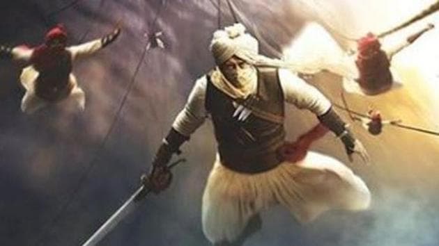 Ajay Devgn in the first look of Tanhaji: The Unsung Warrior.(Intagram)