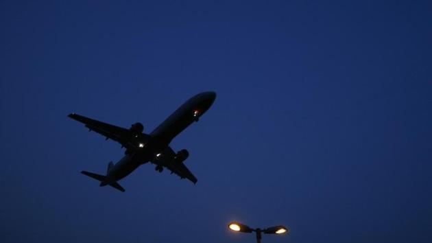 A Singapore-bound flight from Mumbai was escorted by two F-16 jets from Singapore Air Force on Monday night, after a caller claimed there was a bomb on board the plane. (Reuters File Photo) A Singapore-bound flight from Mumbai was escorted by two F-16 jets from Singapore Air Force on Monday night, after a caller claimed there was a bomb on board the plane. (Reuters File Photo)
