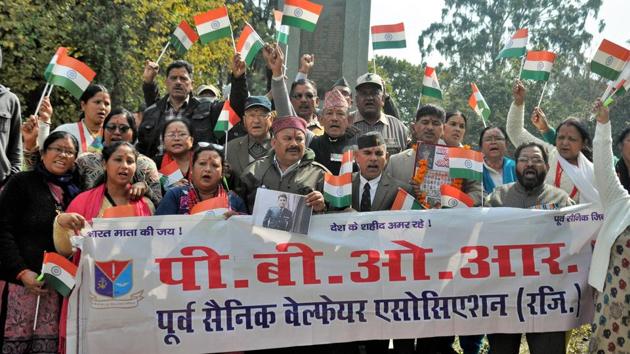 Uttarakhand has a 1.26 lakh strong ex-servicemen community.(HT File / Used for representational purpose)