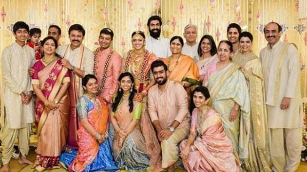 Venkatesh’s daughter Aashritha got married to Vinayak Reddy over the weekend in Jaipur.(Instagram)