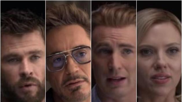 Avengers Endgame stars Robert Downey Jr, Chris Evans, Chris Hemsworth, Scarlett Johansson have a message for fans.