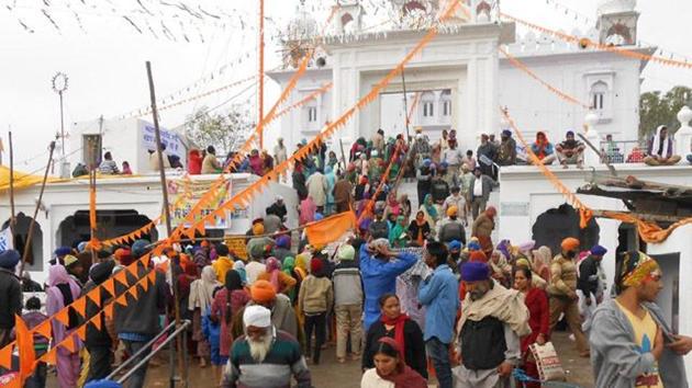 Guru-Da-Lahore-Gurwara, in Anadpur Sahib, Punjab.(HT File) Guru-Da-Lahore-Gurwara, in Anadpur Sahib, Punjab.(HT File)