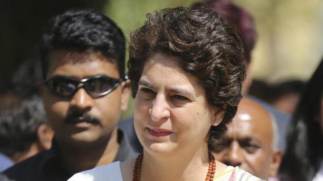Congress party General Secretary Priyanka Gandhi Vadra in Varanasi. On March 27, Uttar Pradesh cabinet minister and BJP leader Mohsin Raza said, “Priyanka is a Siberian bird, who migrates from one place to another after seeing the weather conditions”. (AP) Congress party General Secretary Priyanka Gandhi Vadra in Varanasi. On March 27, Uttar Pradesh cabinet minister and BJP leader Mohsin Raza said, “Priyanka is a Siberian bird, who migrates from one place to another after seeing the weather conditions”. (AP)
