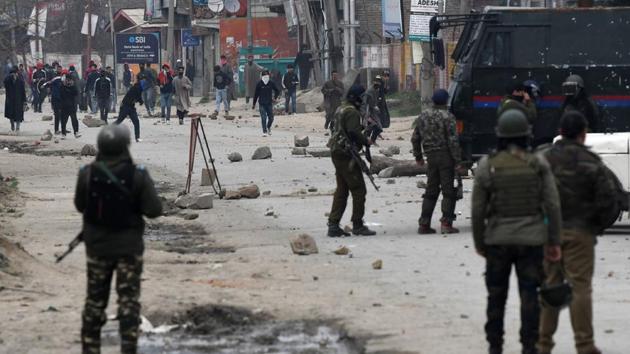 Terror groups recruited the most number of locals from Jammu and Kashmir’s Pulwama both in 2018 and in 2019, according to a report prepared by security agencies and shared with the Prime Minister’s office, among others. About 63 locals were recruited from Pulwama in 2018 and two more this year. Shopian district was a distant second, with 46 joining in 2018, but none this year. (AFP / Representative Image) Terror groups recruited the most number of locals from Jammu and Kashmir’s Pulwama both in 2018 and in 2019, according to a report prepared by security agencies and shared with the Prime Minister’s office, among others. About 63 locals were recruited from Pulwama in 2018 and two more this year. Shopian district was a distant second, with 46 joining in 2018, but none this year. (AFP / Representative Image)