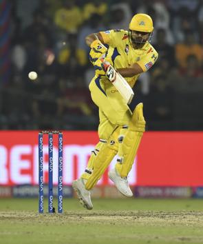 Suresh Raina played a quick-fire innings of 30 runs. (PTI)