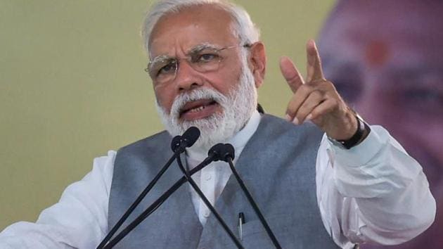 Prime Minister Narendra Modi addresses a public rally, in Ghaziabad, Friday, March 8, 2019.(PTI file photo)