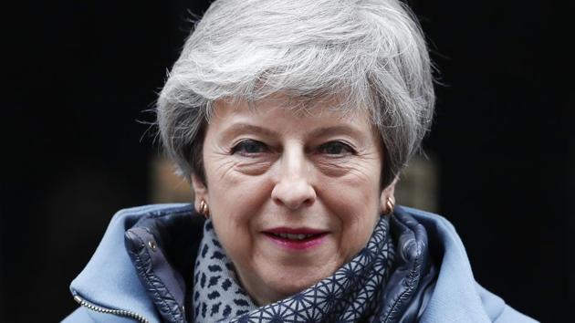May is widely expected to announce a timetable of her resignation in exchange for Brexit rebels in her party agreeing to support the withdrawal agreement that has been twice voted down in the House of Commons.(AP)