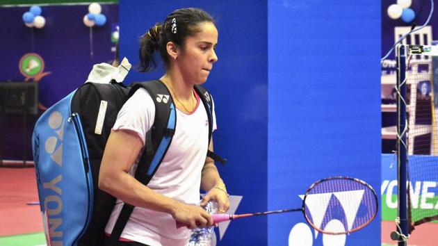 File photo of Saina Nehwal.(PTI)