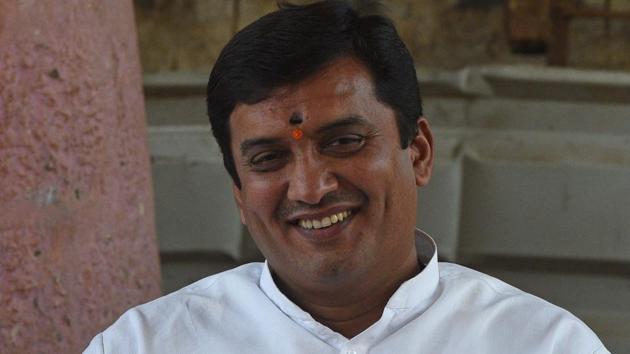 Dhananjay Mahadik, Member of Parliament from Nationalist Congress Party (NCP) in Kolhapur.(Pratham Gokhale/HT Photo)