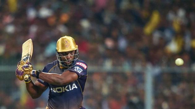 After getting a massive reprieve, Andre Russell broke free and plundered the KXIP bowling attack (PTI) After getting a massive reprieve, Andre Russell broke free and plundered the KXIP bowling attack (PTI)