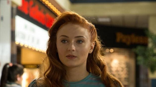 Sophie Turner is Jean Grey in X-Men: Apocalypse.