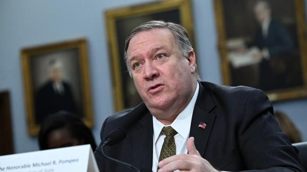 Referring to China’s efforts at the United Nations to prevent the blacklisting of Masood Azhar, Mike Pompeo said China protects violent Islamic terrorist groups from sanctions.(REUTERS)