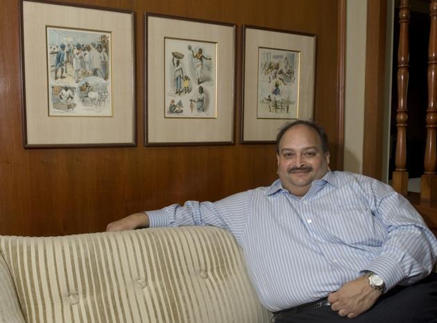 The Wednesday statement issued by the lawyers of the accused said that Choksi was innocent as he was not a partner in any of the firms under the scanner of the investigative agencies for the biggest banking scam in the country.(Priyanka Parashar) The Wednesday statement issued by the lawyers of the accused said that Choksi was innocent as he was not a partner in any of the firms under the scanner of the investigative agencies for the biggest banking scam in the country.(Priyanka Parashar)