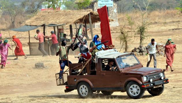 The field training exercise is the very first edition of the joint training conducted between India and Africa held from March 18 to March 27 at Aundh Military Station. (HT PHOTO) 