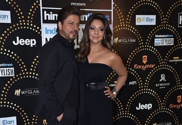 SRK and Gauri stun in black at the HT India’s Most Stylish Awards 2019.