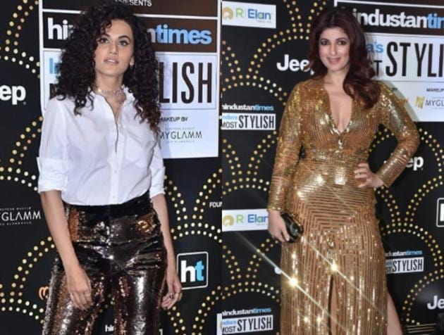 HT India's Most Stylish 2019 Black Carpet: Taapsee, Twinkle, Sunny, revisit  the stunning disco fashion