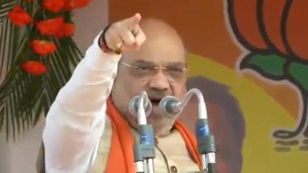 Friday’s speech was Shah’s first in the state since the date of elections were announced on March 10. Friday’s speech was Shah’s first in the state since the date of elections were announced on March 10.