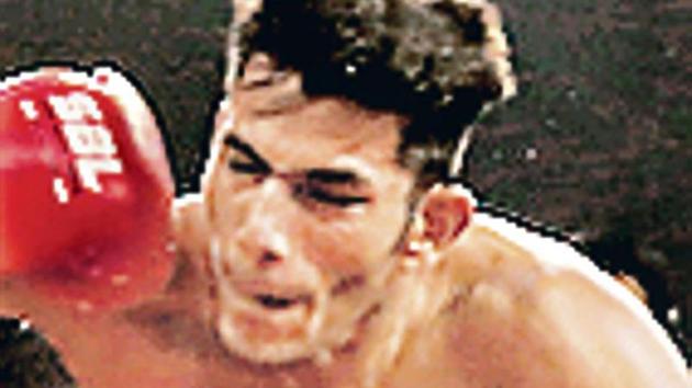 Amitesh Chaubey, 28, was an aspiring actor and professional mixed martial art (MMA) fighter.(HT File Photo)