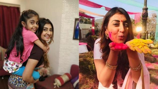 Juhi Parmar shared how she couldn’t breathe on Holi in a long Instagram post.(Instagram)