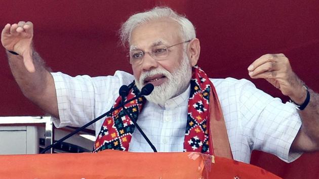 Prime Minister Narendra Modi said on Friday his ruling coalition would increase its majority in India’s upcoming election. (ANI Photo) Prime Minister Narendra Modi said on Friday his ruling coalition would increase its majority in India’s upcoming election. (ANI Photo)